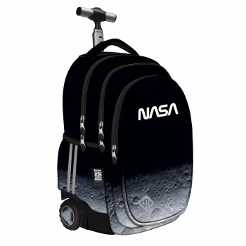 Troler tip rucsac școală, impermeabil, Moon Surface, St.Right