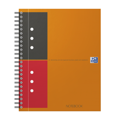 Agendă organizator 80 file, 90 g/mp, Oxford International Notebook