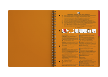 Agendă organizator A4+, 80 file, 90 g/mp, Oxford Internațional Active Book
