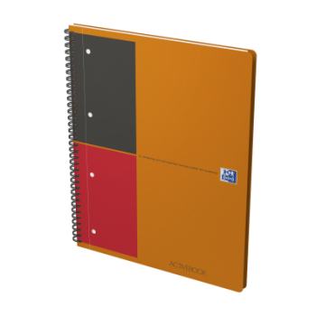 Agendă organizator A4+, 80 file, 90 g/mp, Oxford Internațional Active Book