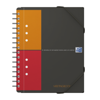 Agendă organizator 80 file, 90 g/mp, Oxford Meeting Book