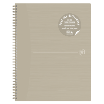 Caiet A4+, 70 file, hârtie premium Optik® 90 g/mp, scribzee, Origins, Oxford