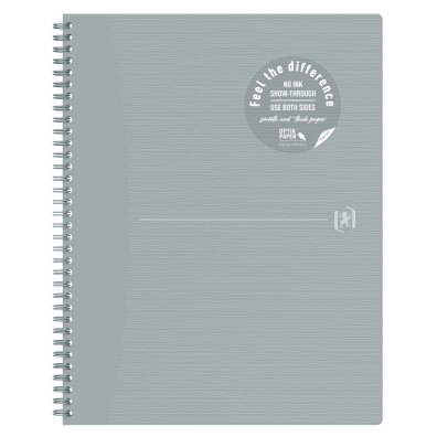 Caiet A4+, 70 file, hârtie premium Optik® 90 g/mp, scribzee, Origins, Oxford