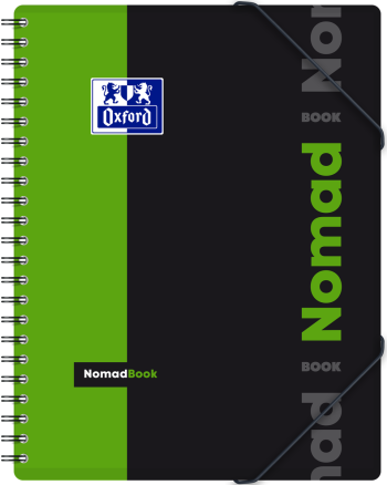 Caiet organizator A4, 80 file, 90 g/mp, scribzee, Oxford Students Nomadbook