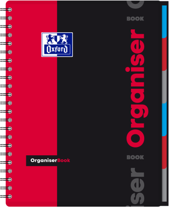 Caiet organizator A4, 80 file, 90 g/mp, scribzee, Oxford Students Organiser