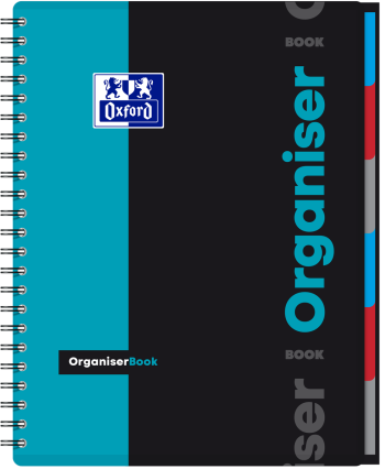 Caiet organizator A4, 80 file, 90 g/mp, scribzee, Oxford Students Organiser