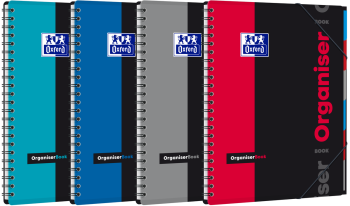 Caiet organizator A4, 80 file, 90 g/mp, scribzee, Oxford Students Organiser