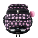 Troller tip ghiozdan, impermeabil, Pink Checkered, St.Right
