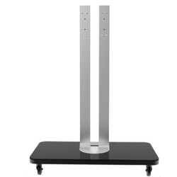 Stand pentru ecran interactiv HORION 86-98 inch, din otel carbon si sticla securizata
