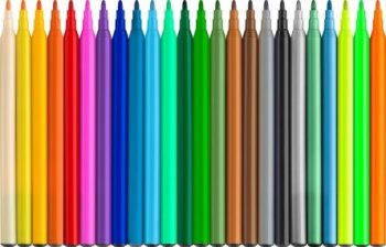 Carioci, set 18+6 culori, Dinozauri, Faber-Castell