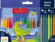 Carioci, set 18+6 culori, Dinozauri, Faber-Castell