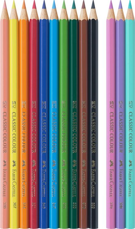 Set creioane colorate, 10 + 3 culori Unicorni, Faber-Castell