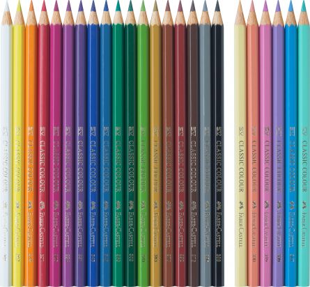 Set creioane colorate, 18 + 6 culori Unicorni, Faber-Castell