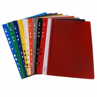 Dosar plastic cu șină și multiperforații, A4, diverse culori, Staedtler