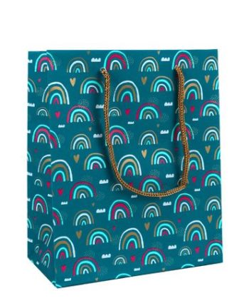 Pungă cadou Hello L cu mânere, 240 x 100 x 335 mm, Rotolux