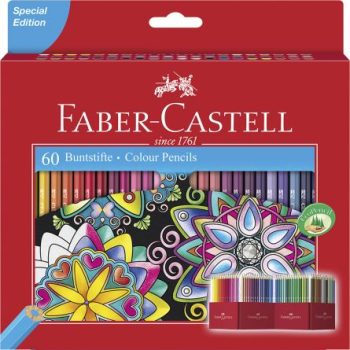 Creioane colorate 60 culori/ set, ediție specială, Faber-Castell