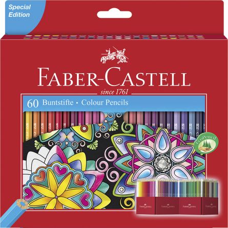 Creioane colorate 60 culori/ set, ediție specială, Faber-Castell