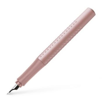 Stilou grip 2011 roz pal, penita M Faber-Castell