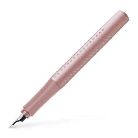 Stilou grip 2011 roz pal, penita M Faber-Castell