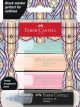 Textmarker set 4 culori pastel, ediție specială glassy, Faber-Castell