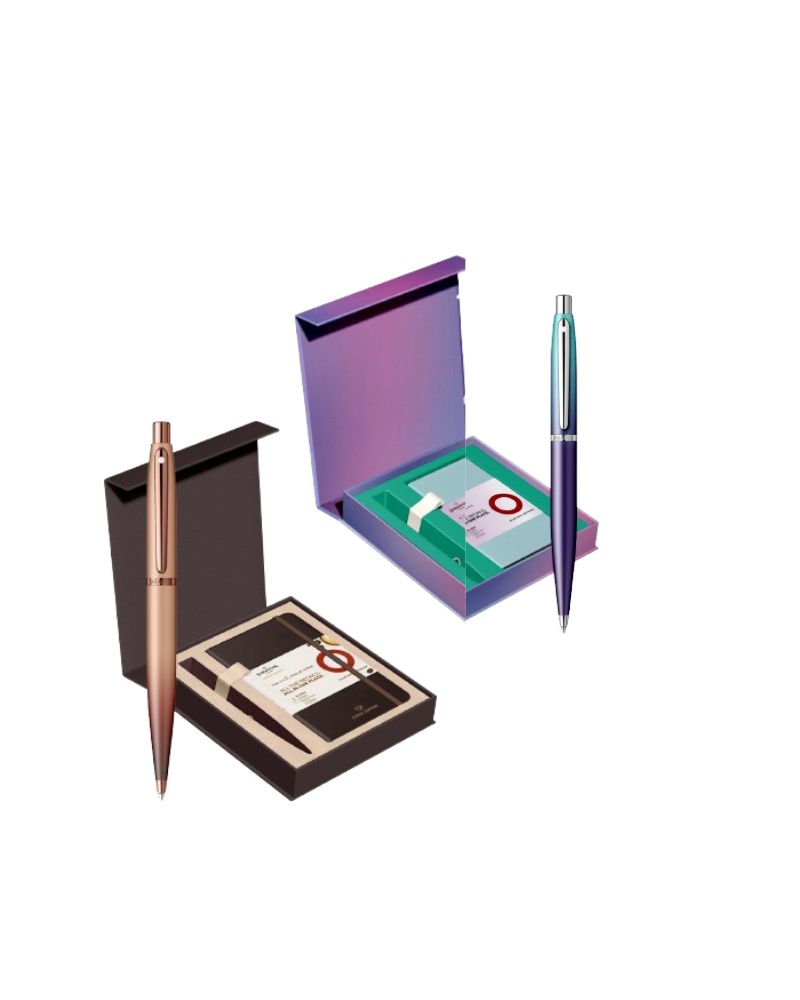 Set pix VFM Coffe sau Expressions Blue, Casetă cadou cu Agendă A6, Sheaffer