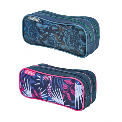 Penar tip etui dublu teens motive asortate fete/băieți, Herlitz