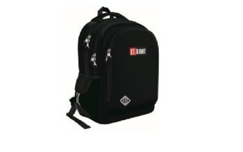 Rucsac ergonomic Black 3 fermoare 46 cm
