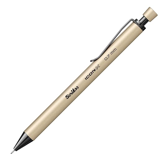Creion mecanic 0.7 mm, Icon-X, beige, Scrikss