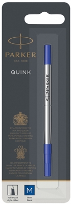 Mina roller Quink albastru, M, blister, Parker