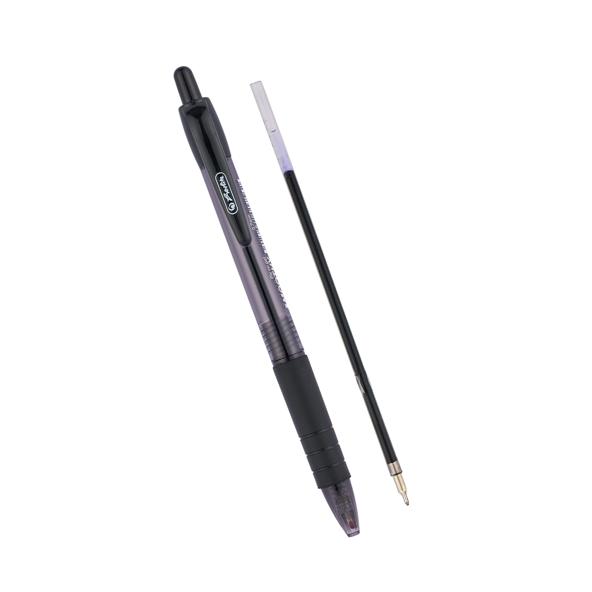 Pix cu gel Smoothy, 0,7 mm, negru, set 12, Herlitz