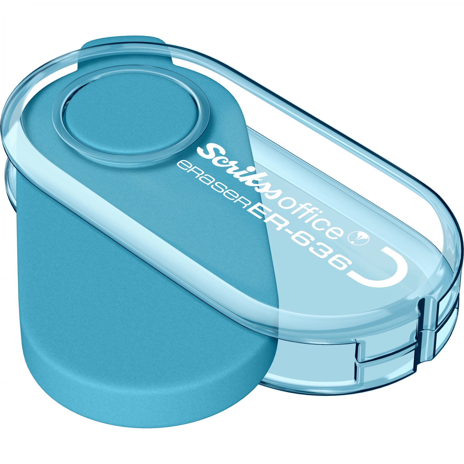 Radiera creion cu suport Rotary Eraser ER 636 blue, Scrikss