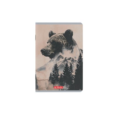 Caiet A5, 48 file, 70 g/mp, hârtie FSC mix, velin, diverse motive, Herlitz