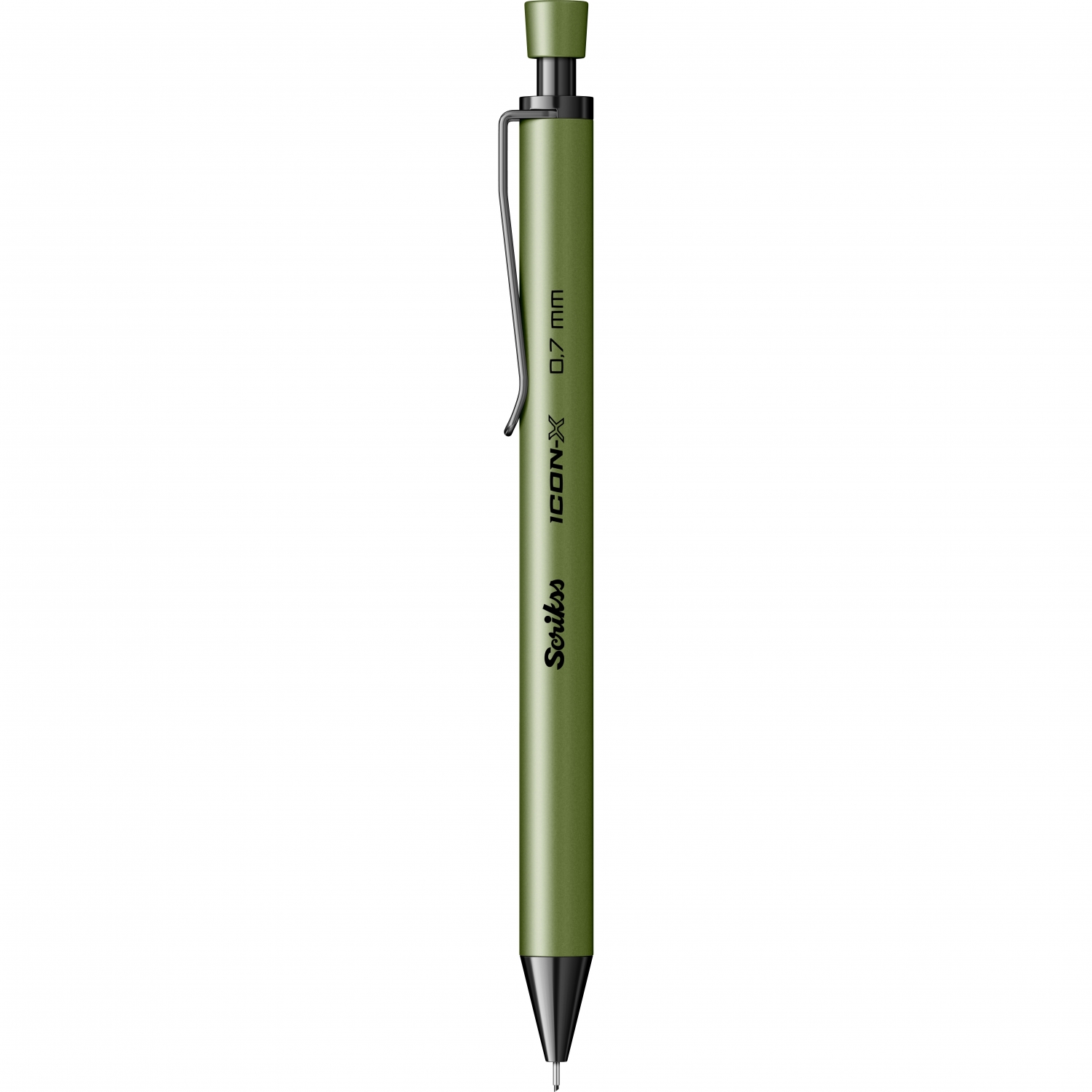 Creion mecanic 0.7 mm, Icon-X, olive, Scrikss