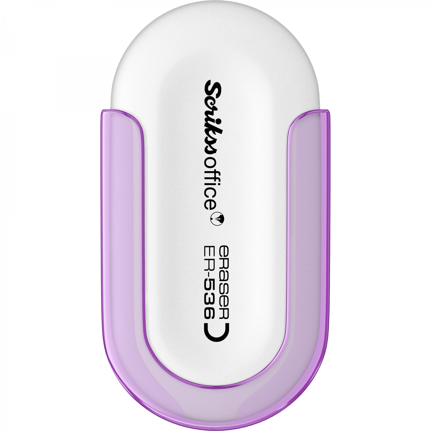 Radiera creion cu suport Rotary Eraser ER 536 mov, Scrikss