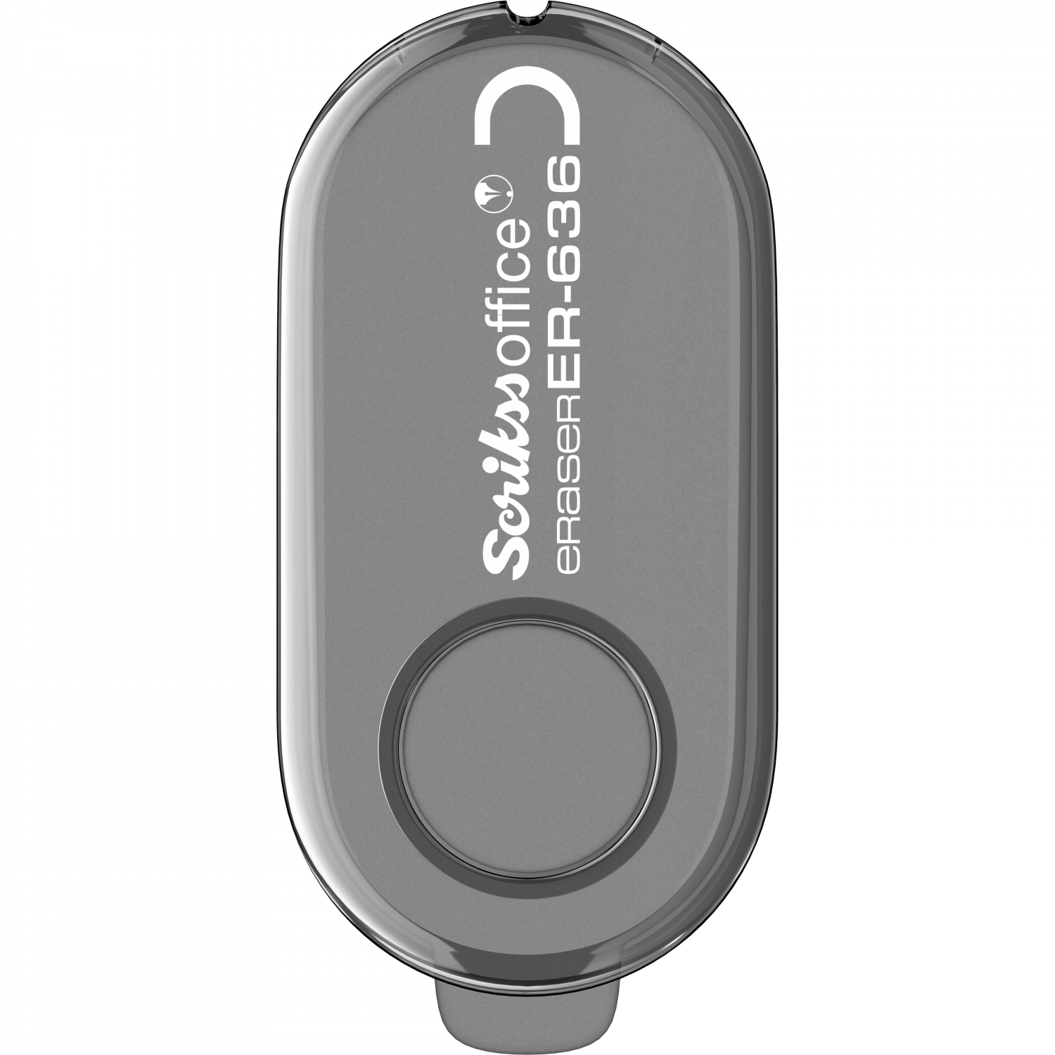 Radiera creion cu suport Rotary Eraser ER 636 grey, Scrikss