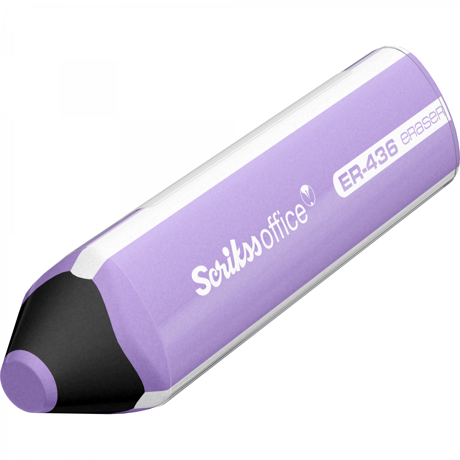 Radiera creion cu suport Rotary Eraser ER 636 purple, Scrikss