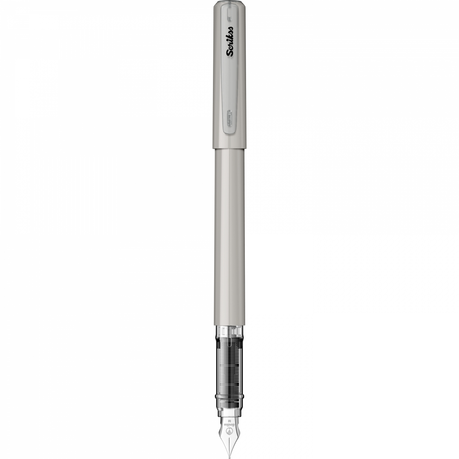 Stilou Primeo grey blister 3 cartușe, Scrikss